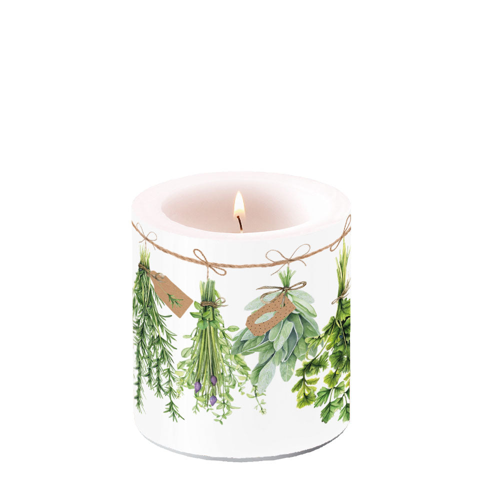 Candle SMALL - Fresh Herbs