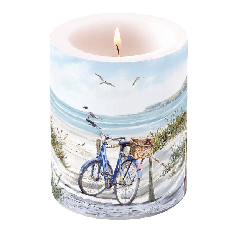 Candle MEDIUM - Bike at the Beach