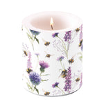 Candle MEDIUM - Bumblebees in the Meadow