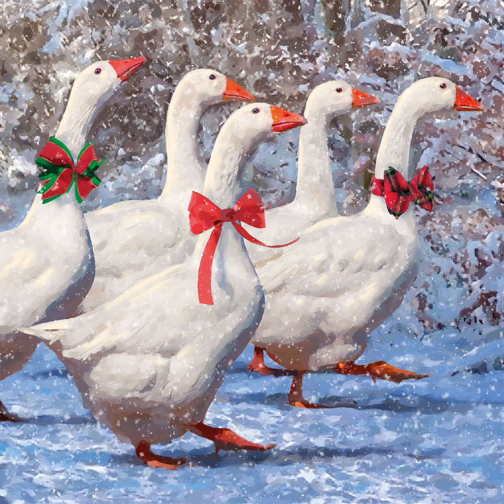 Lunch Napkin - X-MAS Geese