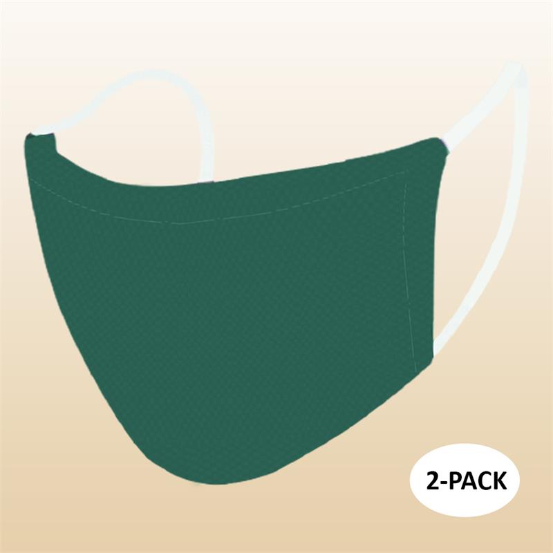 
                
                    Load image into Gallery viewer, Face Mask - Green (Kids) - 2 PACK
                
            