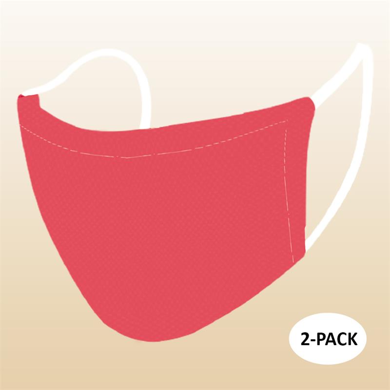 
                
                    Load image into Gallery viewer, Face Mask - Red (Kids) - 2 PACK
                
            