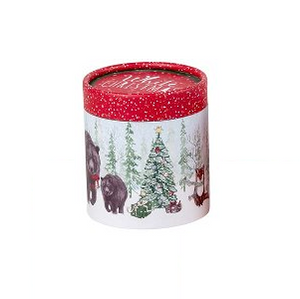 Boîte à musique avec rangement (Collection X-MAS) - Winter Animal Friends