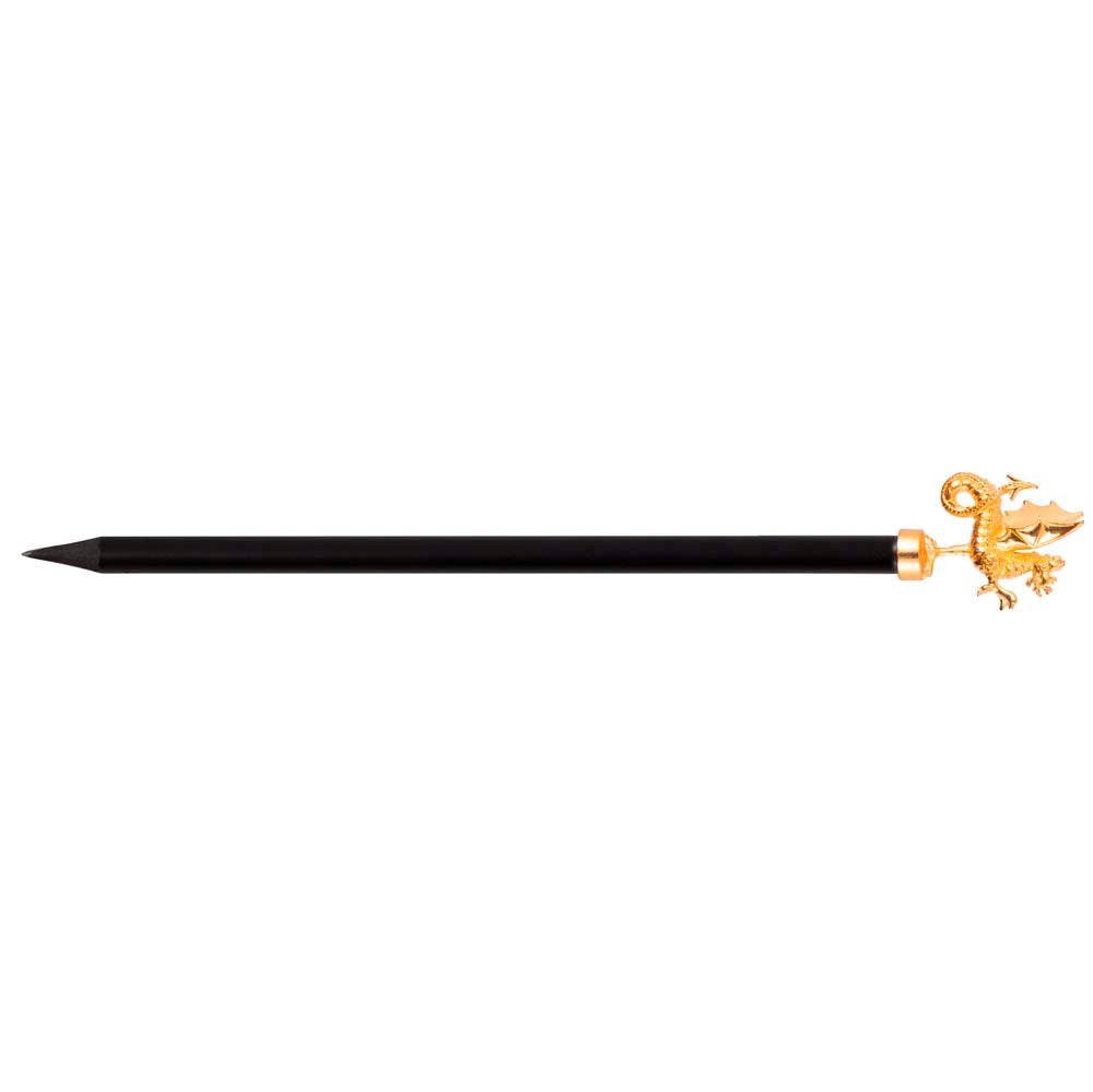 Writing Instrument - Luxury Lead Pencil with DRAGON Accent (GOLD)