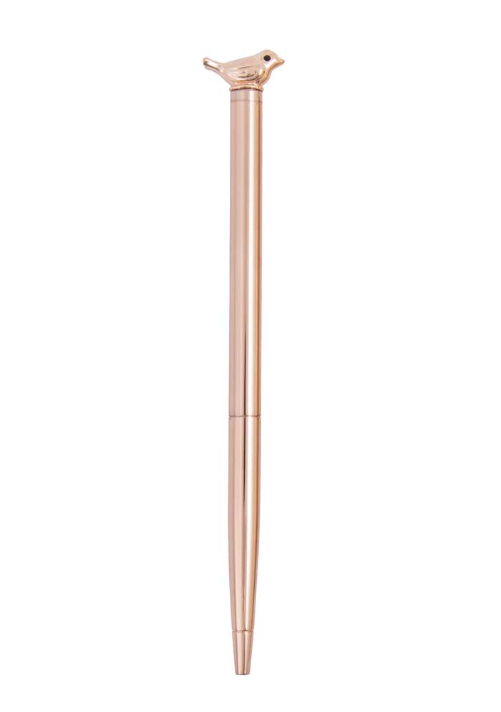 Writing Instrument - Luxury Pen with BIRD Accent (ROSE GOLD)