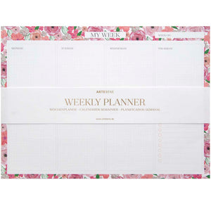 
                
                    Load image into Gallery viewer, Weekly Planner - Roses All Over
                
            