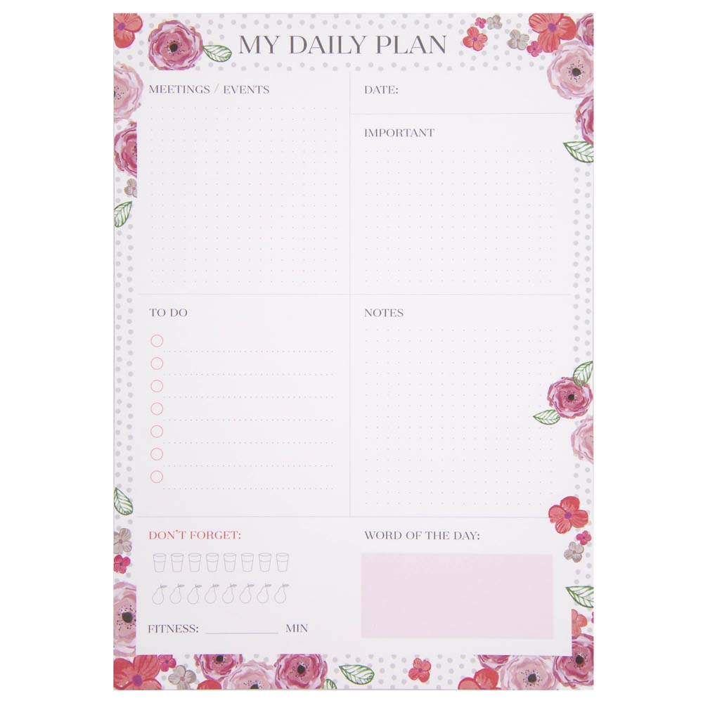 
                
                    Load image into Gallery viewer, Daily Planner - Roses All Over
                
            