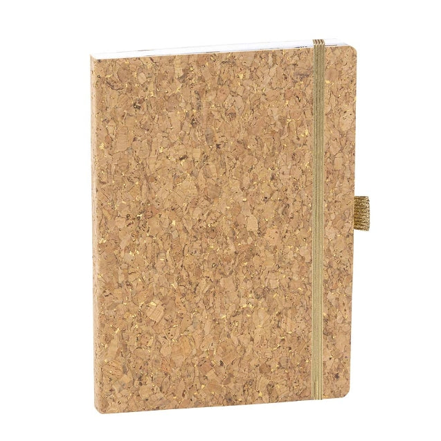 Notebook (A5) - Cork GOLD (PURE)