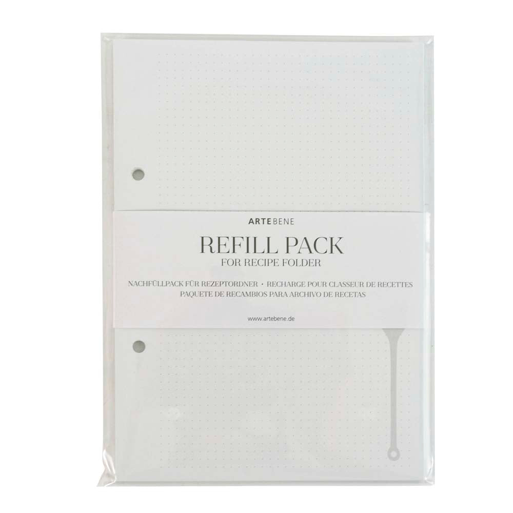 Recipe Folder - Refill 15 Sheets Pack