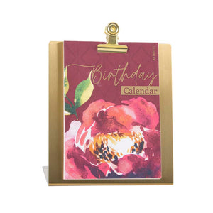 Birthday Calendar (Table) - Painted Flower