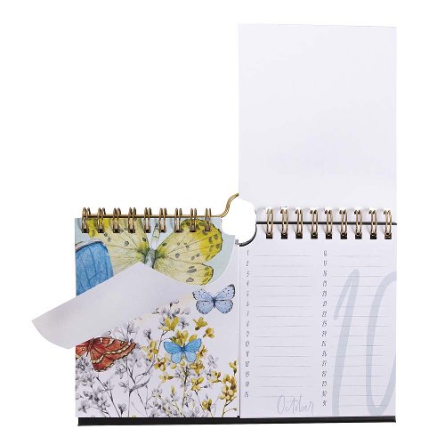 Birthday Calendar (Desk) - Butterflies