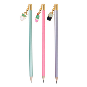 Writing Instrument - Luxury Lead Pencil with PLANT Accent (AQUA)