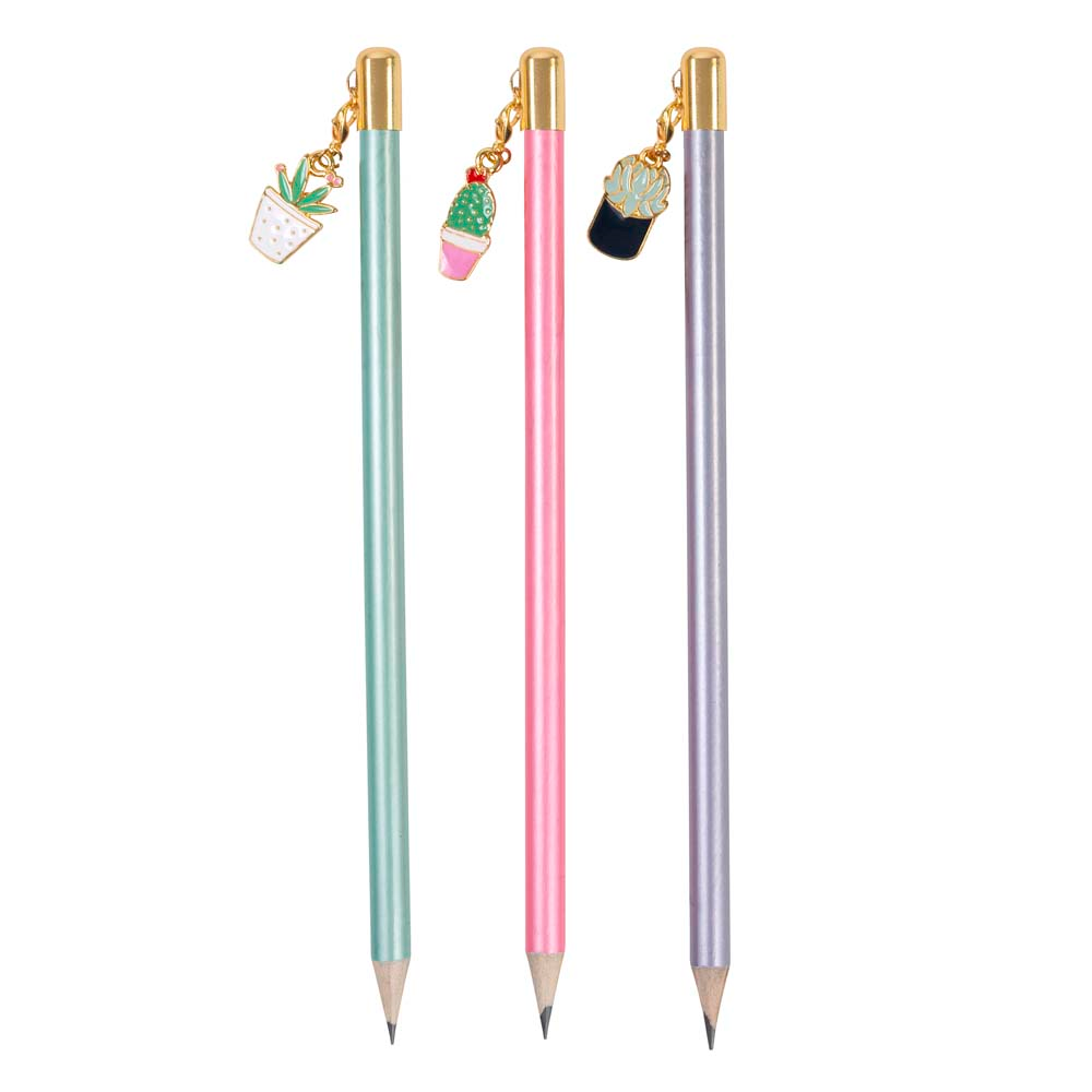 Instrument d'écriture – Crayon de luxe avec accent végétal (ROSE)