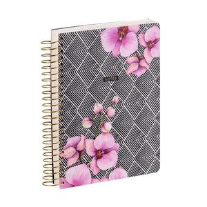 
                
                    Load image into Gallery viewer, Notebook (A5) – Modern Orchids (PURE)
                
            