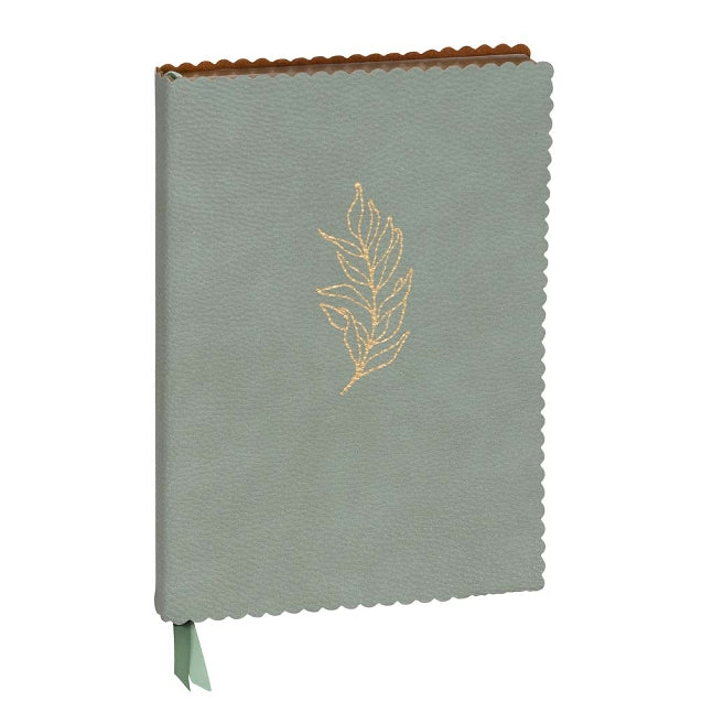 PREMIUM Notebook (A5) – Modern Leaf (PURE)