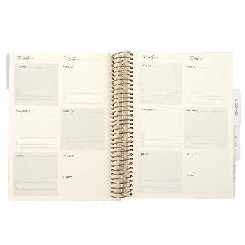 La Papeterie de Marie ❘ Tropical ❘ Bloc-Note Daily Planner ❘ A5 ❘ 30 pages