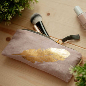 Pencil Bag - Feather PINK