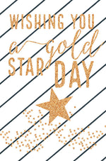 Greeting Card (All Occasions) - Gold Star Day