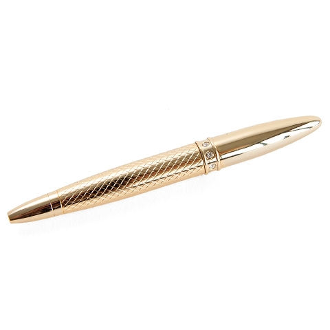 
                
                    Load image into Gallery viewer, Writing Instrument - Luxury Pen GOLD with Jewel Accents
                
            