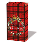 Pocket Tissue - Christmas Plaid RED