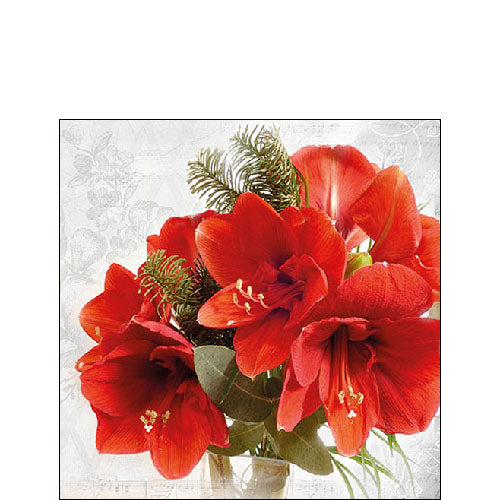 
                
                    Load image into Gallery viewer, Cocktail Napkin - Amaryllis
                
            