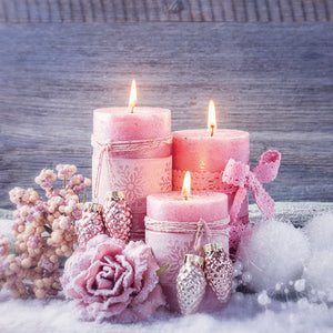 Cocktail Napkin - Romantic Candles