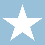 Lunch Napkin - Star LIGHT BLUE