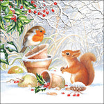 Lunch Napkin - Winter Picture