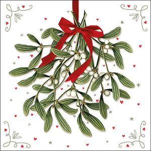 Lunch Napkin - Mistletoe