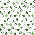 Lunch Napkin - Stars All Over Green