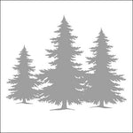 Lunch Napkin - Tree Silhouette SILVER