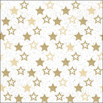 Lunch Napkin - Stars All Over Gold