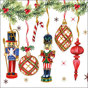 Lunch Napkin - Nutcrackers Decoration