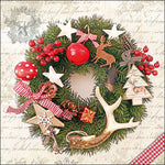 Lunch Napkin - Forest Wreath