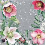 Lunch Napkin - Helleborus Orientalis Grey