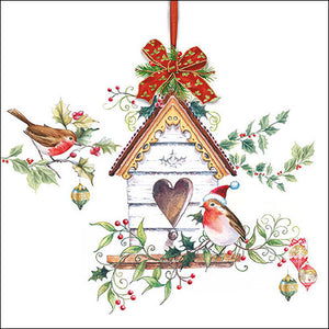 Lunch Napkin - X-Mas Birdhouse