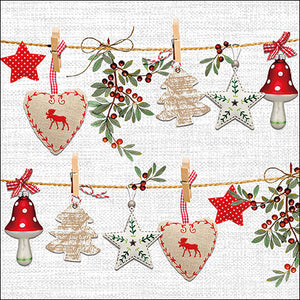 Lunch Napkin - Rustical Christmas