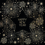 Lunch Napkin - Golden New Year