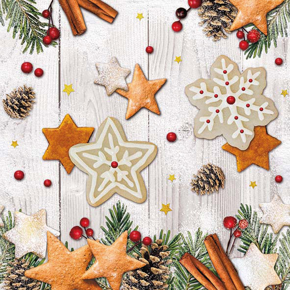 Lunch Napkin - Cookies Stars