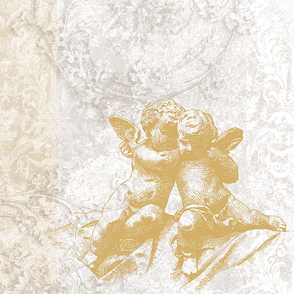 Lunch Napkin - Classic Angels GOLD
