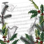 Lunch Napkin - Christmas Song