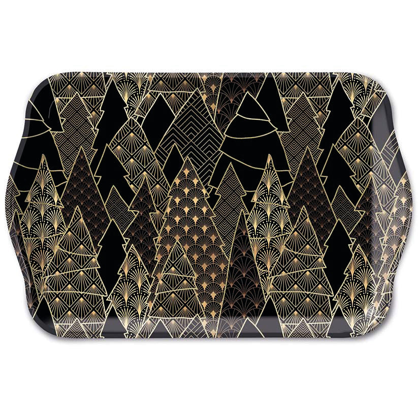 
                
                    Load image into Gallery viewer, TRAY - Luxury Trees BLACK (13 x 21cm)
                
            