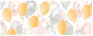 LONGUE Carte de Voeux (Anniversaire) - Célébration des Ballons