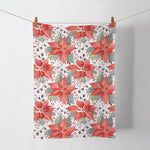 Kitchen Towel - Poinsettia And Berries