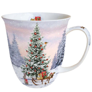 MUG (Fine Bone China) - Animaux d'hiver (400 mL)