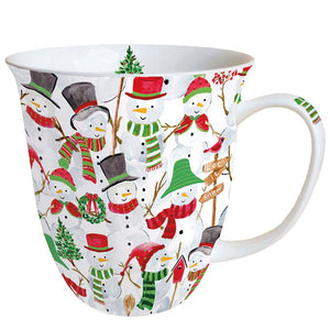 MUG (Fine Bone China) - Fête du bonhomme de neige (400 mL)