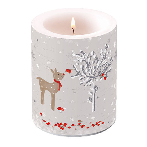 Candle LARGE - Sniffing Deer