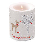 Candle LARGE - Sniffing Deer