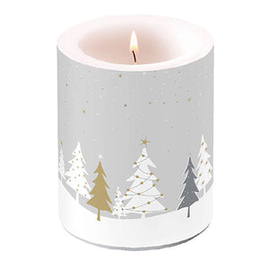Candle LARGE - Midnight Trees Grey