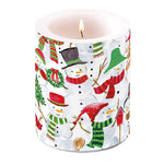 Candle LARGE - Snowman Party